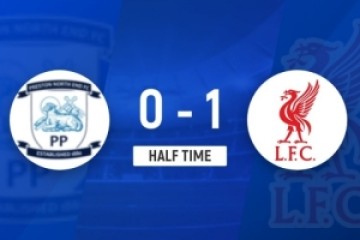 半场-利物浦1-0普雷斯顿 布拉德利破门索博斯洛伊献助攻